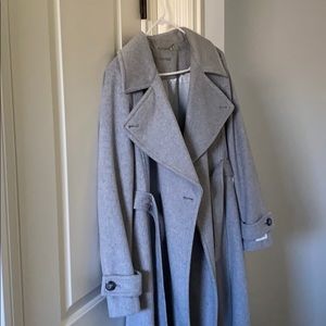 Coats | Calvin Klein Belted Wrap Coat 